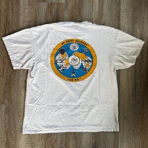 Vintage 1998 US Navy Seabees T-Shirt - size XL